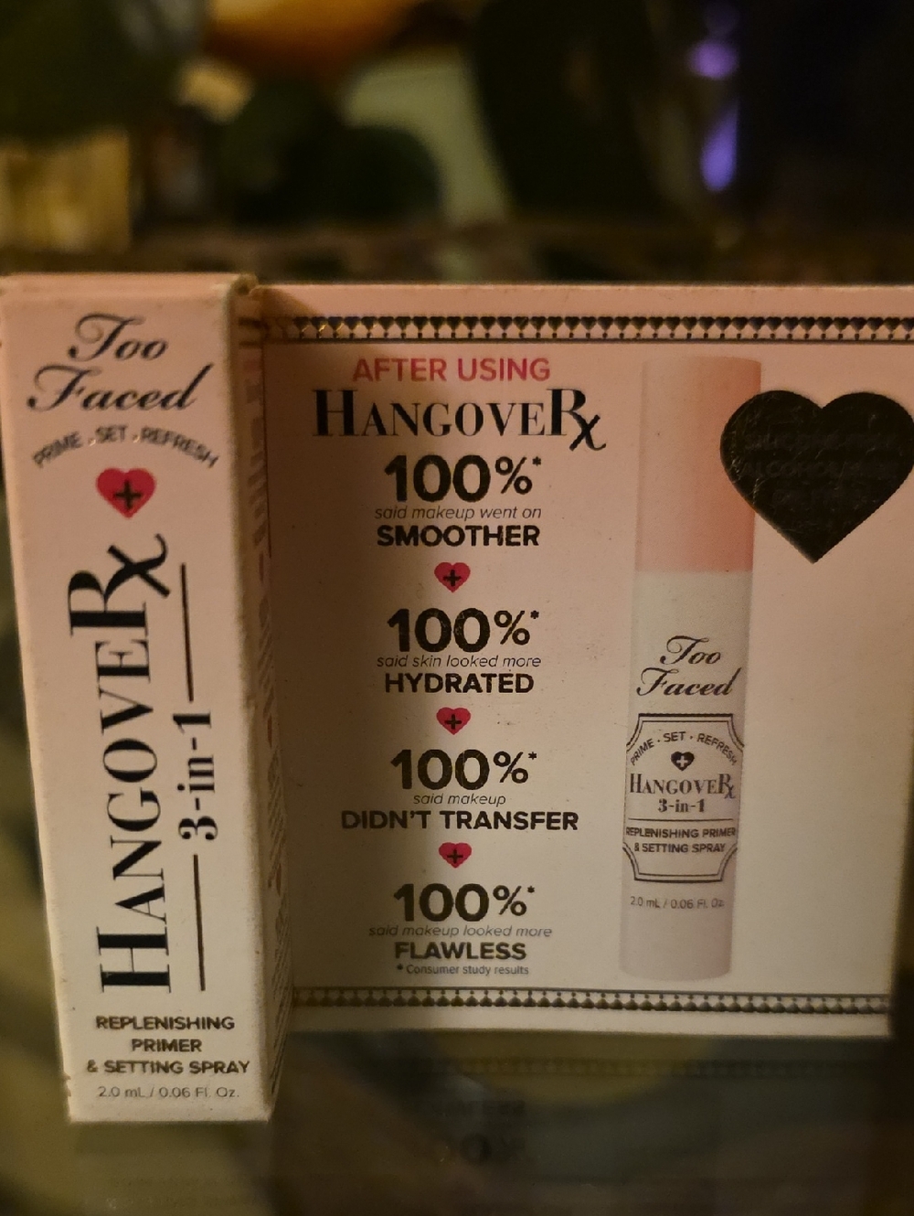 Too Faced Hangover Rx 3-in-1 Primer & Setting Spray — Sample Size 2ml
